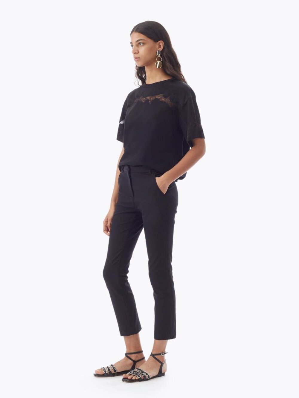 3.1 Phillip Lim Cropped Straight Leg Trouser
